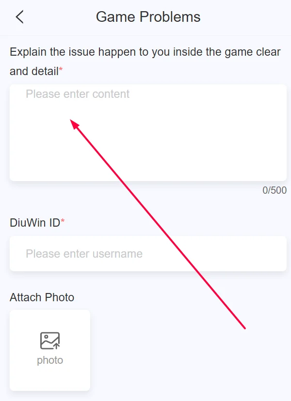 Explain the issues you are faccing